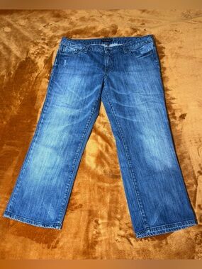 Banana Republic Blue Wide-Leg Jeans